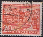 Stamps Germany -  BERLIN. MONUMENTOS. ESCUELA SUPERIOR TÉCNICA DE CHARLOTTENBURG