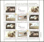 Stamps Spain -  3679 a 3684 A - Exposición Mundial de Filatelia España 2000, caballos cartujanos