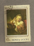 Sellos de Europa - Rusia -  Cuadro de Rembrandt