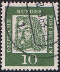 Sellos de Europa - Alemania -  BERLIN. ALEMANES CÉLEBRES. ALBERTO DURERO