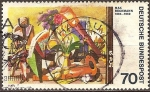 Stamps Germany -  Max Beckmann 1884-1950