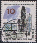 Stamps Germany -  BERLIN. MONUMENTOS. IGLESIA EN MEMORIA DEL EMPERADOR GUILLERMO