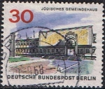 Stamps Germany -  BERLIN. MONUMENTOS. MEMORIAL JUDIO