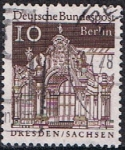 Stamps Germany -  BERLIN. EDIFICIOS HISTORICOS. PABELLON EL ZWINGER, DE DRESDE