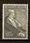 Stamps : Europe : Belgium :  Centenario del nacimiento de Emile Verhaeren. (Poeta)