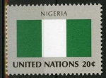 Stamps : America : ONU :  Bandera Nigeria
