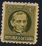 Stamps : America : Cuba :  República de Cuba - José Antonio Saco y López Cisneros