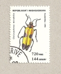 Stamps Madagascar -  Chrychroa mirabilis