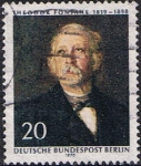Stamps : Europe : Germany :  BERLIN. 150 ANIV. DEL NACIMIENTO DEL ESCRITOR THEODOR FONTANE