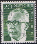 Stamps Germany -  BERLIN. PRESIDENTE H. HEINEMANN