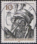 Stamps Germany -  BERLIN. 5º CENT DEL NACIMIENTO DE ALBERTO DURERO. EL GAITERO