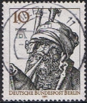 Sellos del Mundo : Europa : Alemania : BERLIN. 5º CENT DEL NACIMIENTO DE ALBERTO DURERO. EL GAITERO