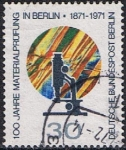 Stamps : Europe : Germany :  BERLIN. CENTENARIO DEL INSTITUTO DE ENSAYO DE MATERIALES