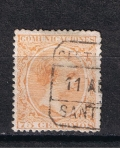 Stamps Spain -  Edifil  225  Alfonso XIII.   