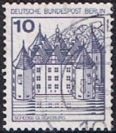 Stamps Germany -  BERLIN. CASTILLOS. GLÜCKSBURG