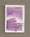 Stamps Hungary -  Sobrevolando Roma