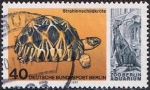 Stamps : Europe : Germany :  BERLIN. ZOO DE BERLIN. TORTUGA ESTRELLADA DE MADAGASCAR (TESTUDO RADIATA)