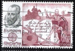 Stamps Spain -  2703 Europa-CEPT. Miguel de Cervantes y El Quijote.(2)