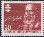 Stamps Germany -  BRLIN. BICENTENARIO DEL NACIMIENTO DE FRIEDRICH LUDWIG JAHN, PADRE DE LA EDUCACIÓN FÍSICA