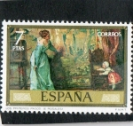 Stamps : Europe : Spain :  2208- LOS PRIMEROS PASOS ( EDUARDO ROSALES ).