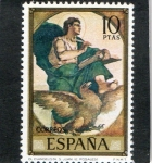 Stamps Spain -  2209- EL EVANGELISTA S. JUAN  ( EDUARDO ROSALES ).