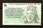 Stamps Spain -  V Centenario del Descubrimiento de America.