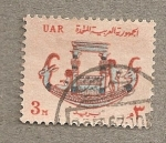 Stamps Egypt -  Barca solar