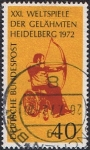 Stamps : Europe : Germany :  XXI CONCURSO MUNDIAL DE MINUSVÁLIDOS EN HEIDELBERG