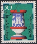 Stamps Germany -  PIEZAS DEL JUEGO DE AJEDREZ. TORRE