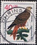 Stamps Germany -  PRO JUVENTUD. AVES RAPACES. MILANO REAL