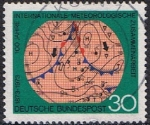 Stamps Germany -  CENTENARIO DE LA COLABORACIÓN INTERNACIONAL DE METEOROLOGIA
