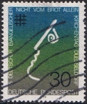 Stamps Germany -  XV JORNADA DE LA IGLESIA EVANGÉLICA ALEMANA EN DÜSSELDORF