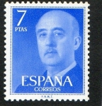 Stamps : Europe : Spain :  2226- GENERAL FRANCO.
