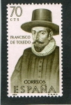 Sellos de Europa - Espa�a -  1623- FRANCISCO DE TOLEDO.