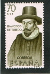 Sellos del Mundo : Europa : Espa�a : 1623- FRANCISCO DE TOLEDO.