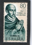 Stamps Spain -  1624- SANTO TORIBIO DE MOGROVEJO.