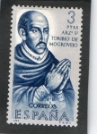 Sellos de Europa - Espa�a -  1628- SAN TORIBIO DE MOGROVEJO (2).