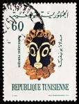 Stamps : Africa : Tunisia :  Pendeloque Punique