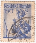 Stamps Oceania - Australia -  Republik  Ofterreich 