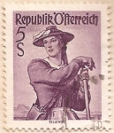 Stamps Australia -  Republik  Ofterreich 