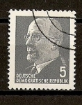 Stamps : Europe : Germany :  DDR / P. Walter Ulbricht.