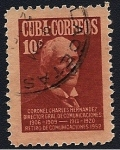 Stamps Cuba -  Coronel Charles Hernández y Sandrino - Retiro de Comunicaciones