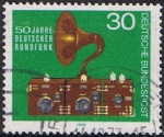 Stamps Germany -  L ANIVERSARIO DE LA RADIODIFUSIÓN ALEMANA