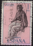 Stamps : Europe : Spain :  Mujer Saharaui