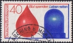 Stamps Germany -  SERVICIOS DE DONANTES DE SANGRE Y SOCORRO DE ACCIDENTES
