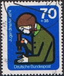 Stamps : Europe : Germany :  PRO-JUVENTUD 1974. INVESTIGACIÓN