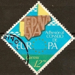 Stamps Spain -  Adhesión al consejo de Europa