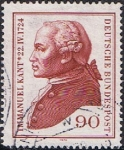 Stamps Germany -  250 ANIVERSARIO DEL NACIMIENTO DEL FILÓSOFO IMMANUEL KANT