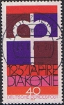 Stamps Germany -  125 ANIV. DEL DIACONADO DE LA IGLESIA PROTESTANTE ALEMANA