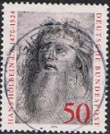 Stamps Germany -  450 ANIV. DE LA MUERTE DEL PINTOR HANS HOLBEIN. AUTORRETRATO